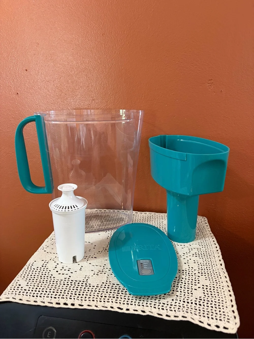 Brita Filtration Pitcher, Teal